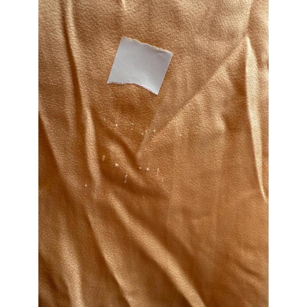 Rosetta Getty x RTR Peach Twist Back Shift Dress Size 6 with Fabric Pull - Picture 8 of 11